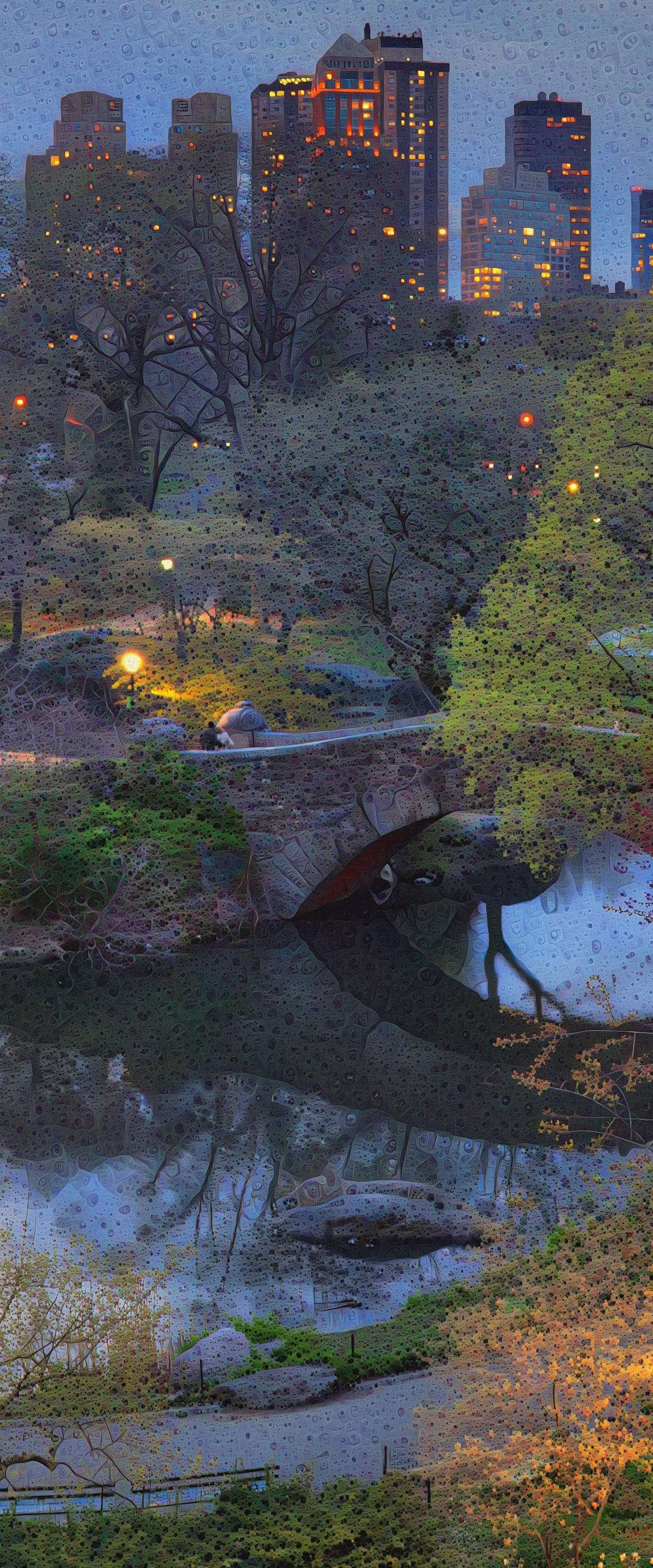 Central Park Nightfall